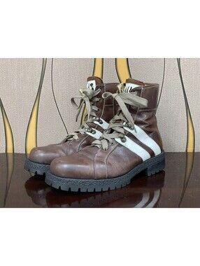 Cesare Paciotti Heroes Lace Up Leather Work Boots Mens Size 9 #A52